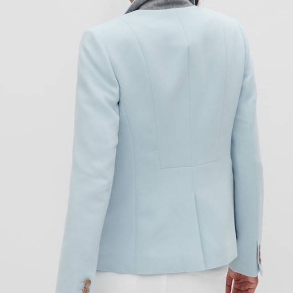 NWT Banana Republic Blue Spring Sateen Bla… - Picture 2 of 8